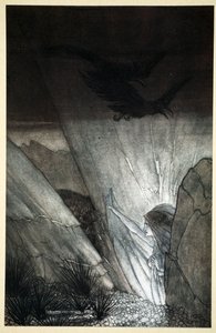 "Erda kehottaa sinua varomaan", 1910. tekijältä Arthur Rackham