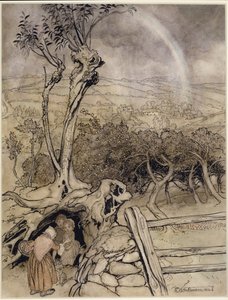 Missä sateenkaari loppuu tekijältä Arthur Rackham