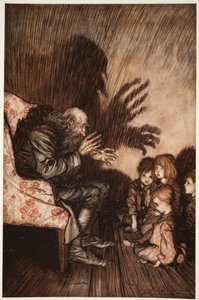 Hän mieluummin ystävystyi nousevan sukupolven keskuudessa, jonka kanssa hän pian kasvoi suureksi suosioksi. Washington Irvingin pubista Rip Van Winkle. 1910 tekijältä Arthur Rackham