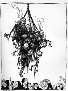 Edgar Allan Poen "Hop-Frog". tekijältä Arthur Rackham