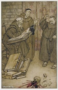 Jos joku valehteli tai jos joku kiroili (kynä & muste ja wc paperilla) tekijältä Arthur Rackham