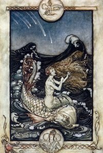 Arthur RACKHAMin (1867-1939) kuvitus William SHAKESPEAREN kesäyön unelmaan tekijältä Arthur Rackham
