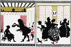 Kuvitus Fairy Tale Cinderellalle tekijältä Arthur Rackham
