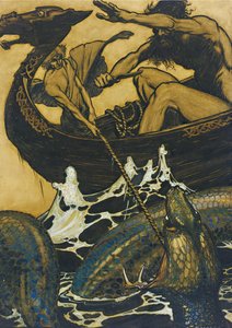 Kuvitus The Eddalle tekijältä Arthur Rackham