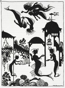 Kuvitus "Pikku merenneito", Hans Christian Andersen (litho) tekijältä Arthur Rackham