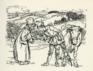 Jack ja pavunvarsi tekijältä Arthur Rackham