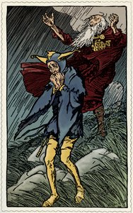 William Shakespearen kuningas Lear tekijältä Arthur Rackham
