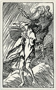 William Shakespearen kuningas Lear tekijältä Arthur Rackham