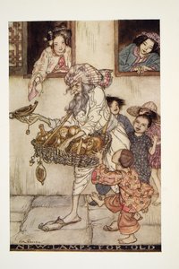 New Lamps for Old, Arthur Rackham Fairy Book, pub. 1933 tekijältä Arthur Rackham