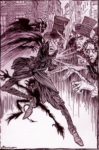 Edgar Allan Poen The Imp of the Pervers tekijältä Arthur Rackham