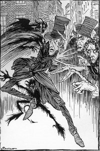 Edgar Allan Poen "The Imp of the Perverse". tekijältä Arthur Rackham