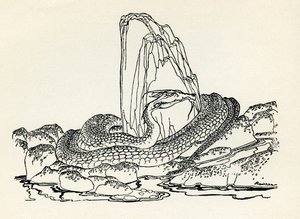 Laidly Worm tekijältä Arthur Rackham
