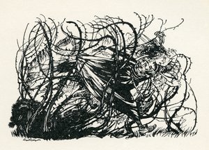 Kaivon kolme päätä tekijältä Arthur Rackham