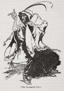 Kolmastoista keiju Briar Rosesta (Prinsessa Ruusunen) tekijältä Arthur Rackham