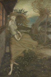 Undine ikkunassa tekijältä Arthur Rackham