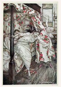 Venus ja kissa, kuvitus teoksesta "Aesop
