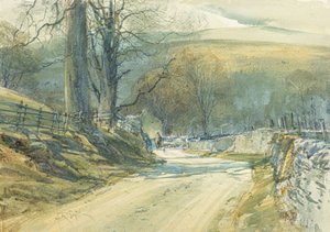 The Winding Road, Upper Wharfedale (akvarelli)