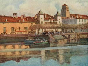 Baskimaa: Lohobiague, St Jean de Luz (väri litho)