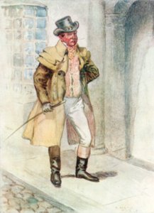 Jane Austenin kuvitus Northanger Abbeysta tekijältä Arthur Wallis Mills
