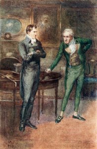 Jane Austenin kuvitus Northanger Abbeysta tekijältä Arthur Wallis Mills