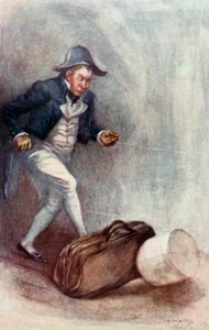 Jane Austenin kuvitus Northanger Abbeysta tekijältä Arthur Wallis Mills