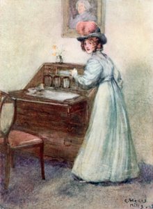 Jane Austenin kuvitus suostutteluun tekijältä Arthur Wallis Mills
