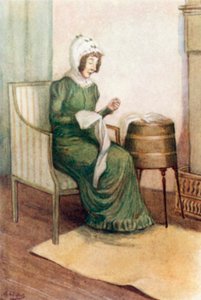 Jane Austenin kuvitus Ylpeydelle ja ennakkoluulolle tekijältä Arthur Wallis Mills
