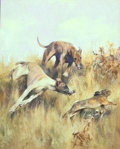 Greyhounds Giving Chase (guassi paperilla)