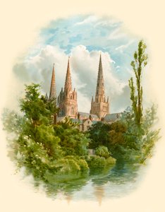 Lichfieldin katedraali, lounainen