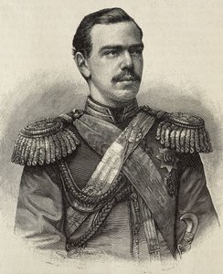 Venäjän Aleksanteri III (1845-1894). Venäjän tsaari (1881-1894), Aleksanteri II:n poika ja seuraaja. Kaiverrus. tekijältä Artist Unknown