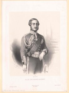 Albert, Englannin prinssi ja puoliso Saksin herttua Saksi-Coburg-Götan prinssi tekijältä Artist Unknown