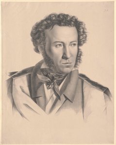 Aleksandr Sergejevitš Pushkin (painettu) tekijältä Artist Unknown