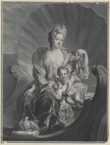 Anna Constance kreivitär Cosel tekijältä Artist Unknown