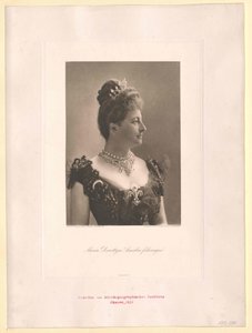 Itävallan arkkiherttuatar Maria Dorothea (tuloste) tekijältä Artist Unknown