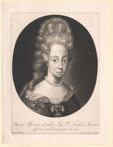 Itävallan arkkiherttuatar Therese tekijältä Artist Unknown