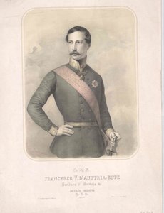 Itävallan arkkiherttua - Modenan herttua Franciscus V. tekijältä Artist Unknown
