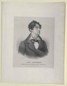 Auguste Nourrit (painettu) tekijältä Artist Unknown