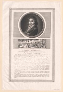 Camille Desmoulins (painettu) tekijältä Artist Unknown
