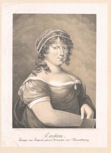 Caroline Amalie Brunswick-Wolfenbuettel, tekijältä Artist Unknown