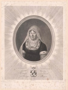 Baijerin herttuatar Louise (tulosta) tekijältä Artist Unknown