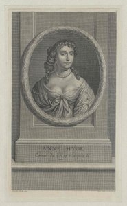 Yorkin herttuatar Anne Hyde (painettu) tekijältä Artist Unknown