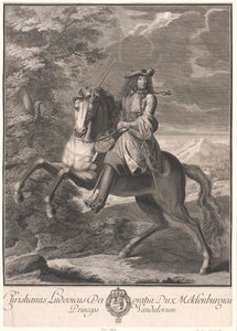 Mecklenburg-Schwerinin herttua Christian Louis I tekijältä Artist Unknown