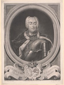 Saksin vaaliruhtinas Frederic August II tekijältä Artist Unknown