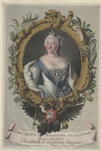 Venäjän keisarinna Elisabeth tekijältä Artist Unknown