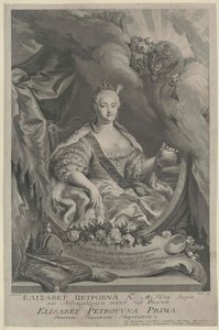 Venäjän keisarinna Elisabeth tekijältä Artist Unknown