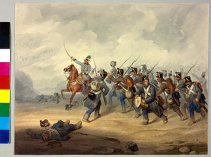 FML Franz Henry kreivi Schlik taistelussa tekijältä Artist Unknown