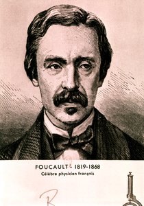 FOUCAULT Jean Bernard Leon: Bernard Leonard: Muotokuva (etsaus) tekijältä Artist Unknown