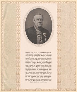 Ferdinand kreivi Trauttmansdorff-Weinsberg tekijältä Artist Unknown