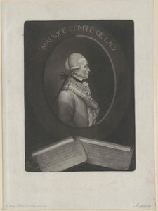 Franz Moritz count Lacy (tulosta) tekijältä Artist Unknown