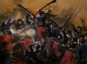 Ranskalaisia sotilaita Malakoffin taistelussa, Krimin sota, Cassell